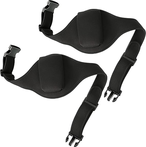 Frienda 2 Pack Mic Belt for Fitness Instructors,Black