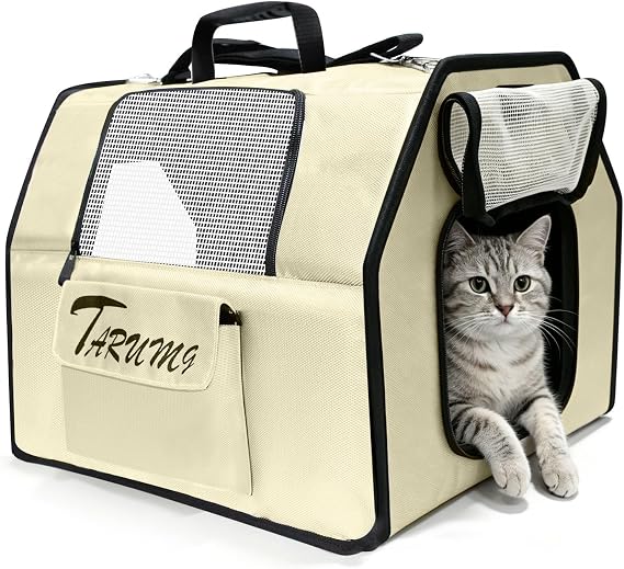 SoftSided Pet Carrier, for Large Cats Small Dogs Puppies Up to 19 lbs