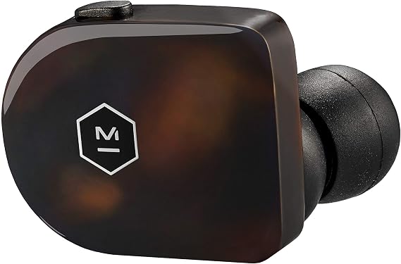 Master & Dynamic MW07TS MW07 True Wireless Earphones - Bluetooth Enabled Noise Isolating Earbuds - Lightweight Quality Earbuds for Music, Tortoiseshell