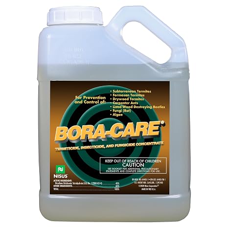 Bora-Care Termiticide Insecticide and Fungicide Concentrate, Wood Treatment for Termite and Beetle Prevention, 1 Gallon