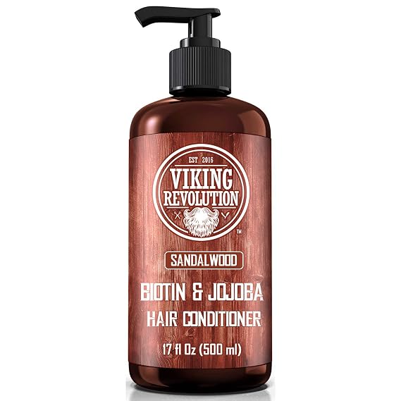 Viking Revolution Hair Conditioner for Men - Sandalwood - 17 oz