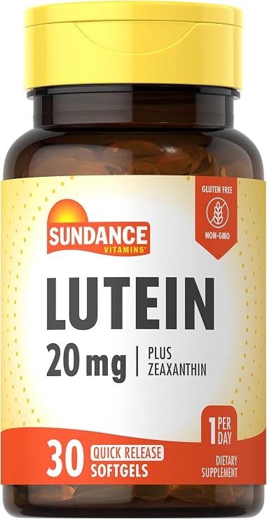 Sundance Lutein 20mg | 30 Softgels | with Zeaxanthin