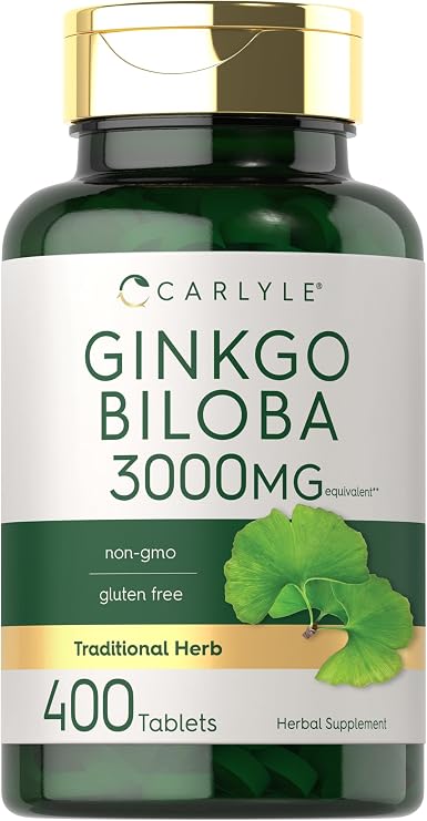 Carlyle Ginkgo Biloba | 400 Tablets