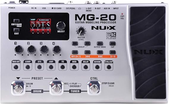 NUX MG-20 Gitar Efekt Prosesörü
