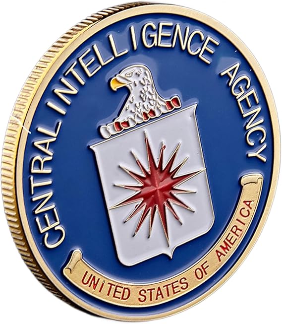 USA CIA Central Intelligence Agency Great Seal of The United States Challenge Coin Collectibles (Single Coin)
