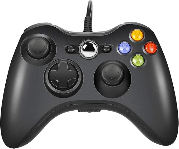Sefitopher Wired PC Controller for Windows, Game Controller with Dual Vibration/Turbo/Ergonomic Design - Gamepad Compatible with Windows 7/8/10/11/VISTA/Android/PS3