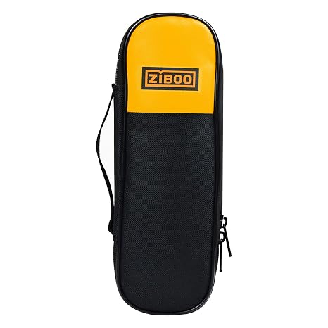ZIBOO C33 Clamp Meter Soft Case,Use for Clamp Meter Multimeter Compatible with FLUKE KYORITSU-HIOKI-Testo Sanwa