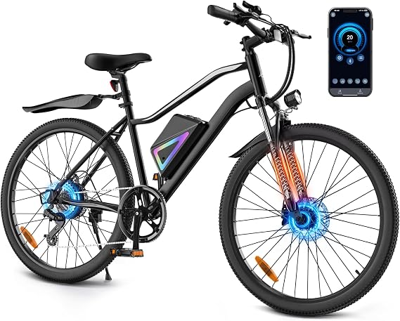 Electric Bike for Adults, 1500W/1000W Peak Motor 26" Ebike & 14" Foldable Electric Bike, 80/70/55 Miles Range 36V Battery Electric Bicycle for Commuting