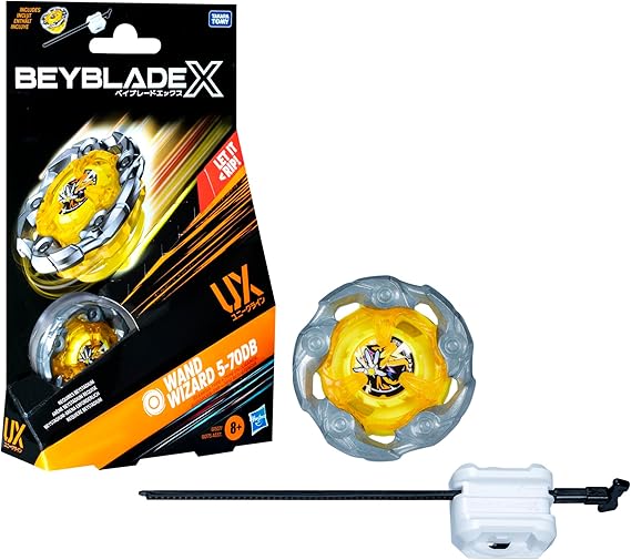 Beyblade X Wand Wizard 5-70DB UX Starter Pack Top and Launcher