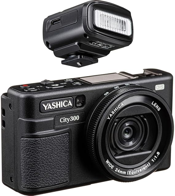 YASHICA City 300 Digital Camera with QuickFlash, Black