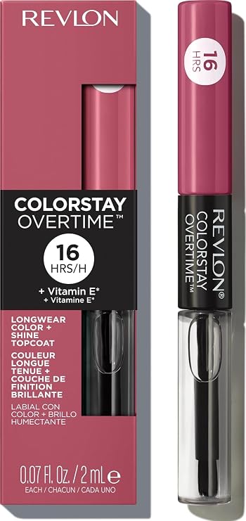 Revlon ColorStay Overtime Lipcolor, 005 Infinite Raspberry, 0.07 fl oz