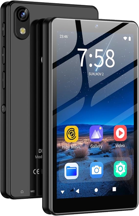 32GB MP3 Player with Bluetooth and WiFi, 4.02" HD Music Player with Spotify