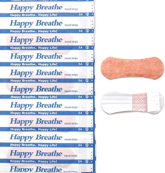 100 Pcs Circular Arc Nasal Strips Expansion of Nasal Passages Anti Snoring Nasal Strips (Size:58mm*22mm)