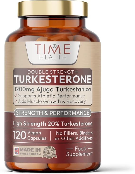 Turkesterone - 20% Standardised 1200mg - 120 Capsules - UK Made