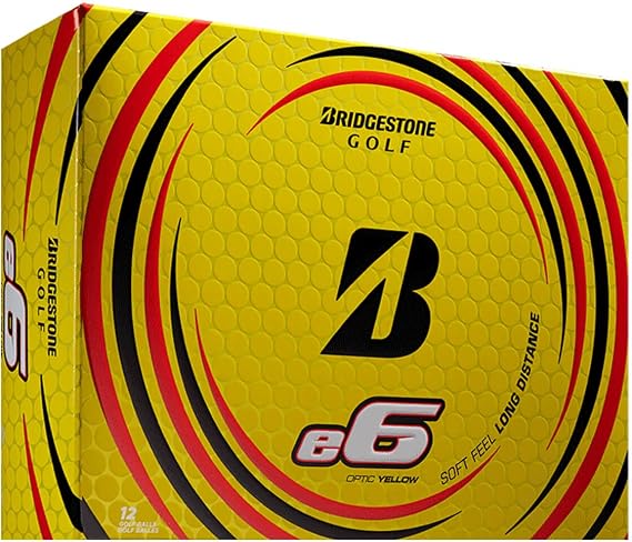 BRIDGESTONE 2021 e6 Golf Balls (One Dozen), White