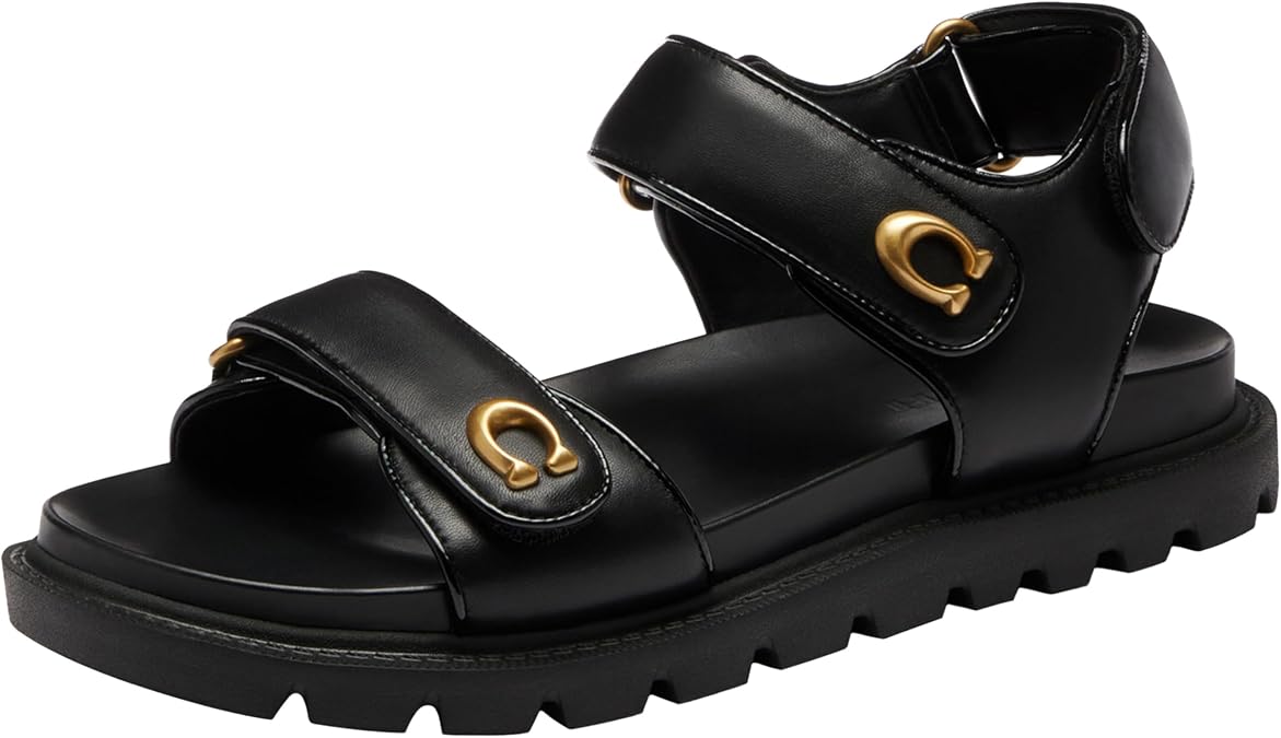 COACH Brynn Leather Sandal