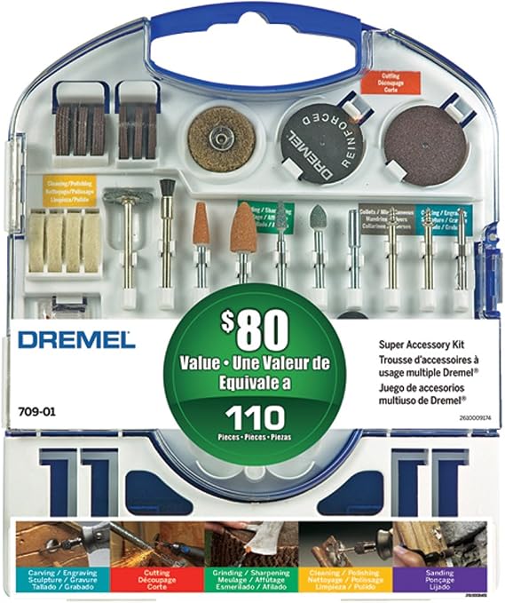Dremel 709-01 110 pc Super Accessory Kit