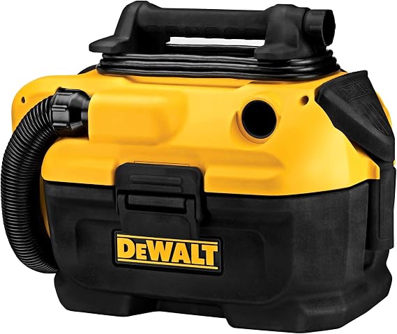 DEWALT 20V MAX Shop Vacuum Wet and Dry, Shop Vac 2 Gallon, Cordless and Corded Wet Dry Vacuum Cleaner, Wide Nozzle, Hepa Filter, Tool Only (DCV581H)