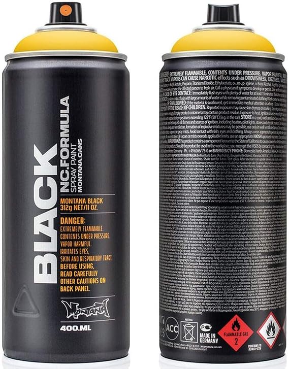 Montana Black - Yellow 400ml Can