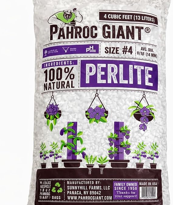 Pahroc Perlite Giant Expanded Bulk - 4 CF - #4 Super Coarse Grade