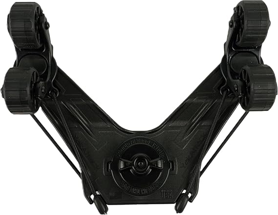 YakAttack DoubleHeader with Dual ParkNPole RotoGrips | Offset Kayak Stakeout Pole Holder with Track Mount | Compatible with 0.84 Poles, LockNLoad Accessories & GearTrac Systems | Made in USA