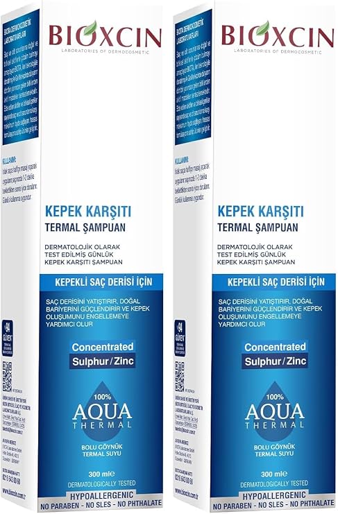 BİOXCİN Aquathermal Kepek Karşıtı Şampuan, 300Ml 2li paket