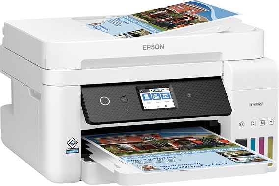Epson Workforce ST-C4100 Wireless Inkjet Multifunction Printer - Color