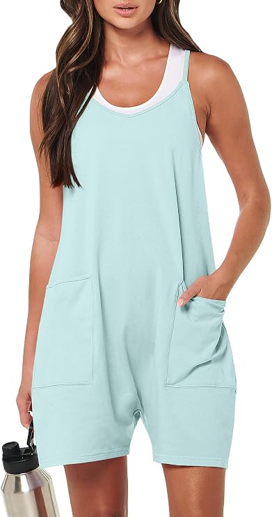 ANRABESS Rompers for Women Summer Casual Shorts Jumpsuits