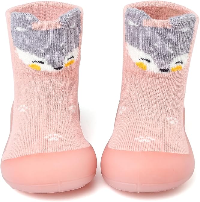 Baby Sock Shoes Boys Girls First Walking Shoes