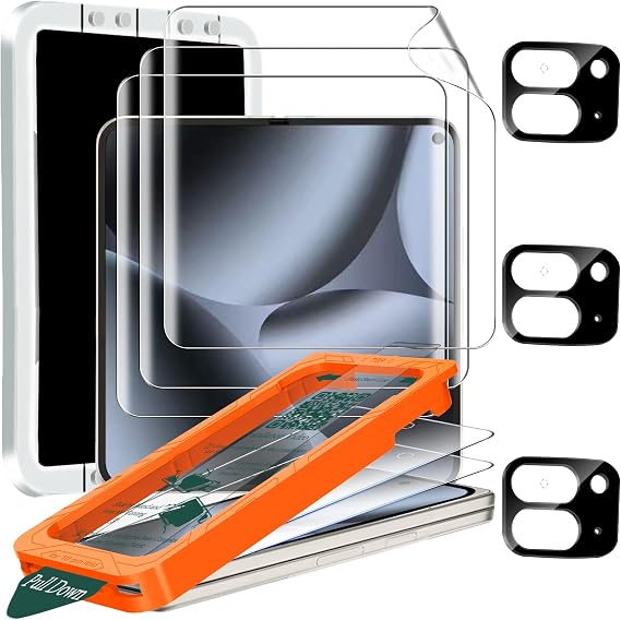 IMBZBK 9 in 1 Screen Protector for Google Pixel 10 Pro Fold, 3+3+3 Pack