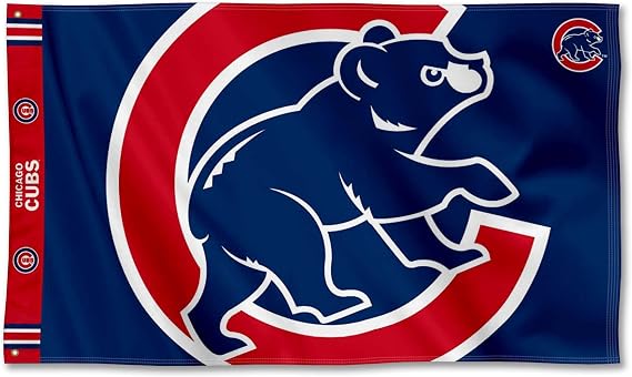Chicago Baseball Printed Header Flag 3x5 Banner