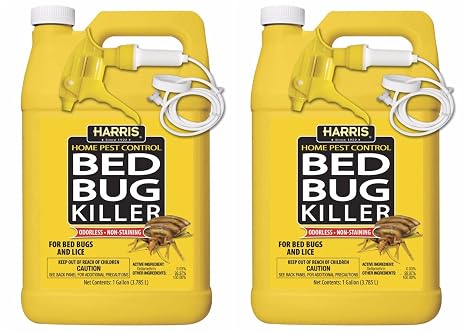 HARRIS Bed Bug Killer, Gallon Spray (2-Pack)