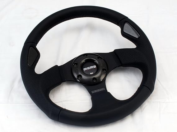 Momo JET32BK0B Steering Wheel Leather