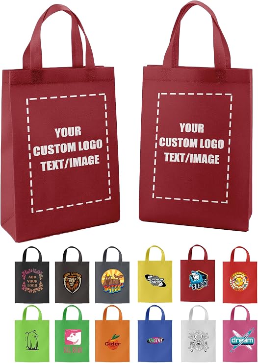 Custom Tote Bags | Reusable Shopping Bags for Business Use Personalized with Logo
