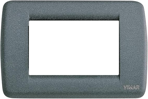 PLACCA Rondo '3 moduli VIMAR IDEA Ardesia