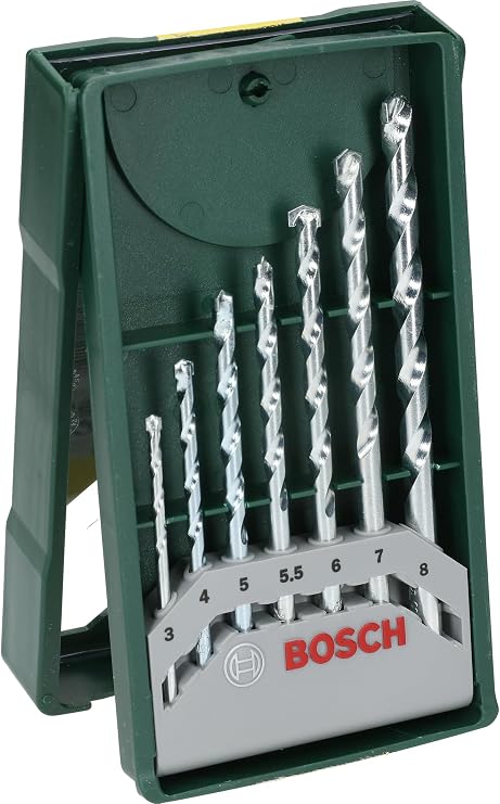 Bosch Professional Accessories Dıy 7 Parça. Mini-x-Line Taş Matkap-Seti