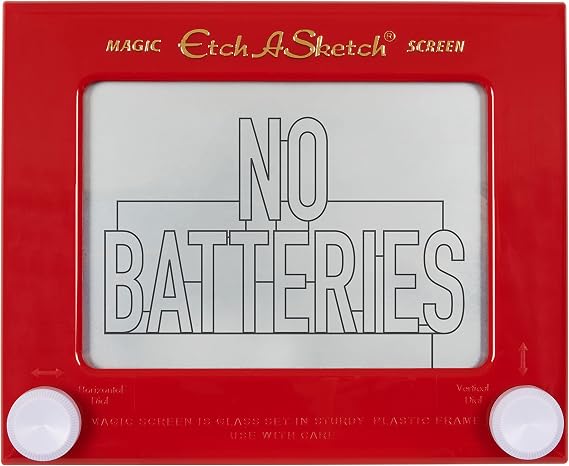 Etch A Sketch Classic, Drawing Toy with Magic Screen, for Ages 3 and up (Style May Vary)