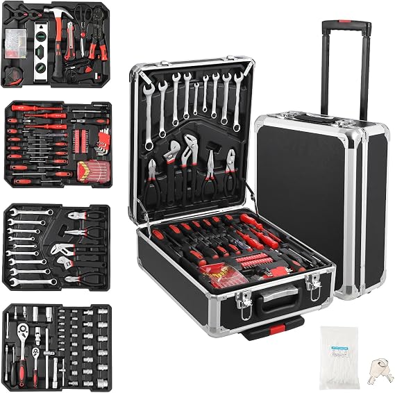 800-Piece Mechanics Tool Set - Professional Tool Kit with Socket Wrenches & Complete Hand Tools for Home/Auto Repair Tools Set