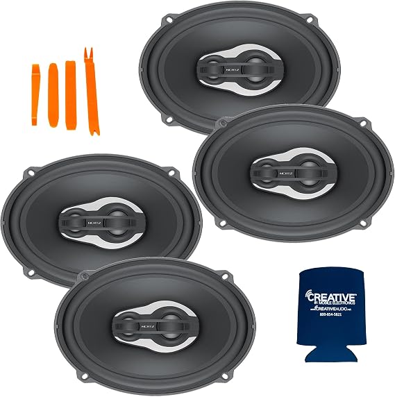 HERTZ Audio 2 Pairs of MPX690.3 Millie Pro Series 6X9 3-Way Coaxial Speakers