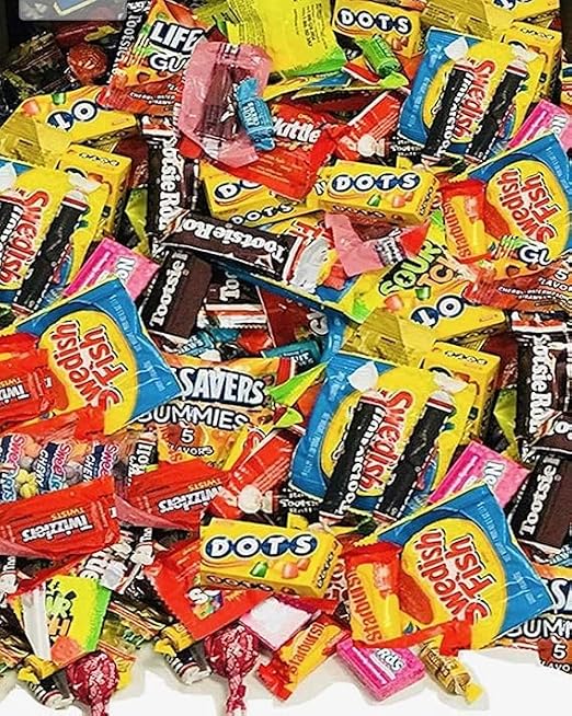 Halloween Candy Variety Pack - Assorted Candy Party Mix - 3 LB Bag - Sweets Assortment - Bulk Individually Wrapped - Pinata Candies - Mixed Candies -