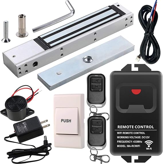Access Control System Magnetic Lock Kit with Tuya Remote Control