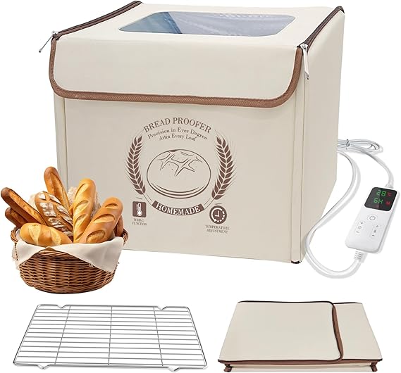 Bread Proofing Box with Heating, Dough Proofing Box with Temp Ctrl