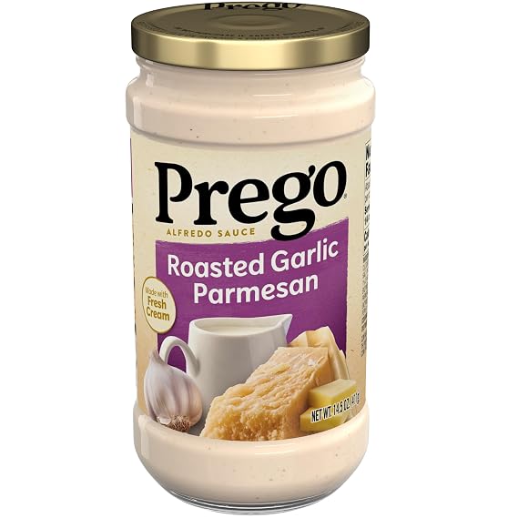 Prego Roasted Garlic Parmesan Alfredo Sauce, 14.5 Oz