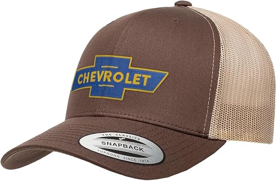 Chevrolet Officially Licensed Bowtie Logo Premium Trucker Cap
