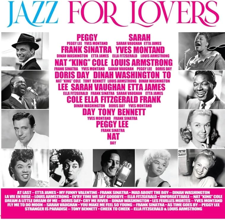 Jazz For Lovers Plak 1 LP Karışık Sanatçılar Etta James - Frank Sinatra - Dinah Washington - Louis Armstrong - Ella Fitzgerald ve DAHASI