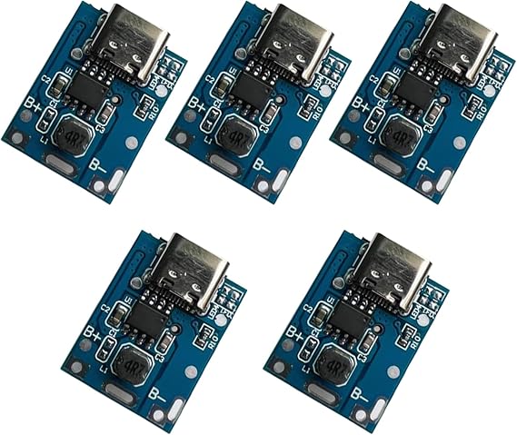5PCS 5V Boost LED Display Power Module for Charging Adapter Using USB C/USB Port 134N3P