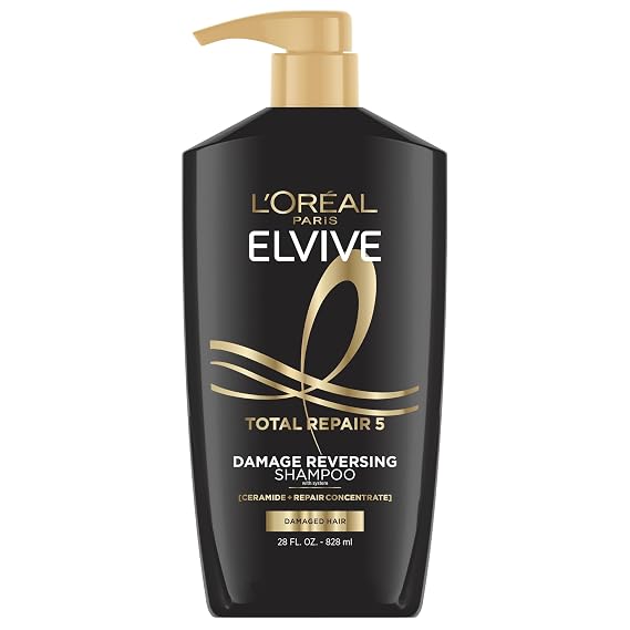 L'Oreal Paris Elvive Total Repair 5 Repairing Shampoo, 28 Fl Oz