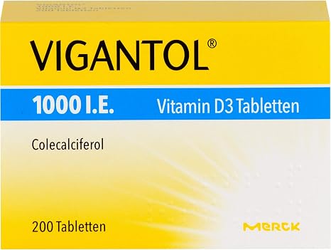 Vigantol 1000 IU Vitamin D3 Tablets Pack of 200 Tablets