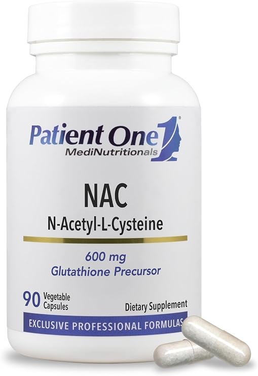 Patient One NAC 600 mg | Antioxidant Support | 90 Capsules