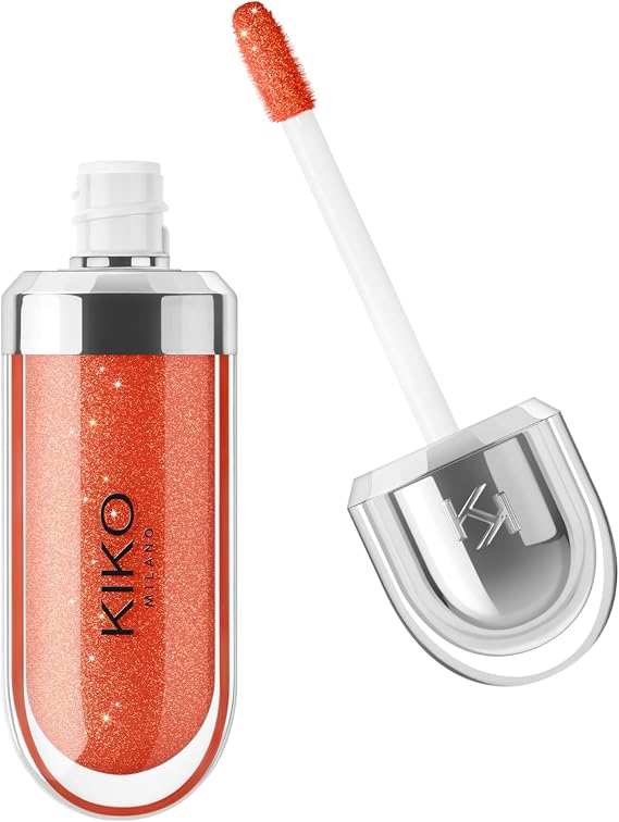 Kiko Milano Dudak Parlatıcısı - 3D Hydra Lip Gloss - 34 Pearly Blood Orange - Besleyici ve Nemlendirici